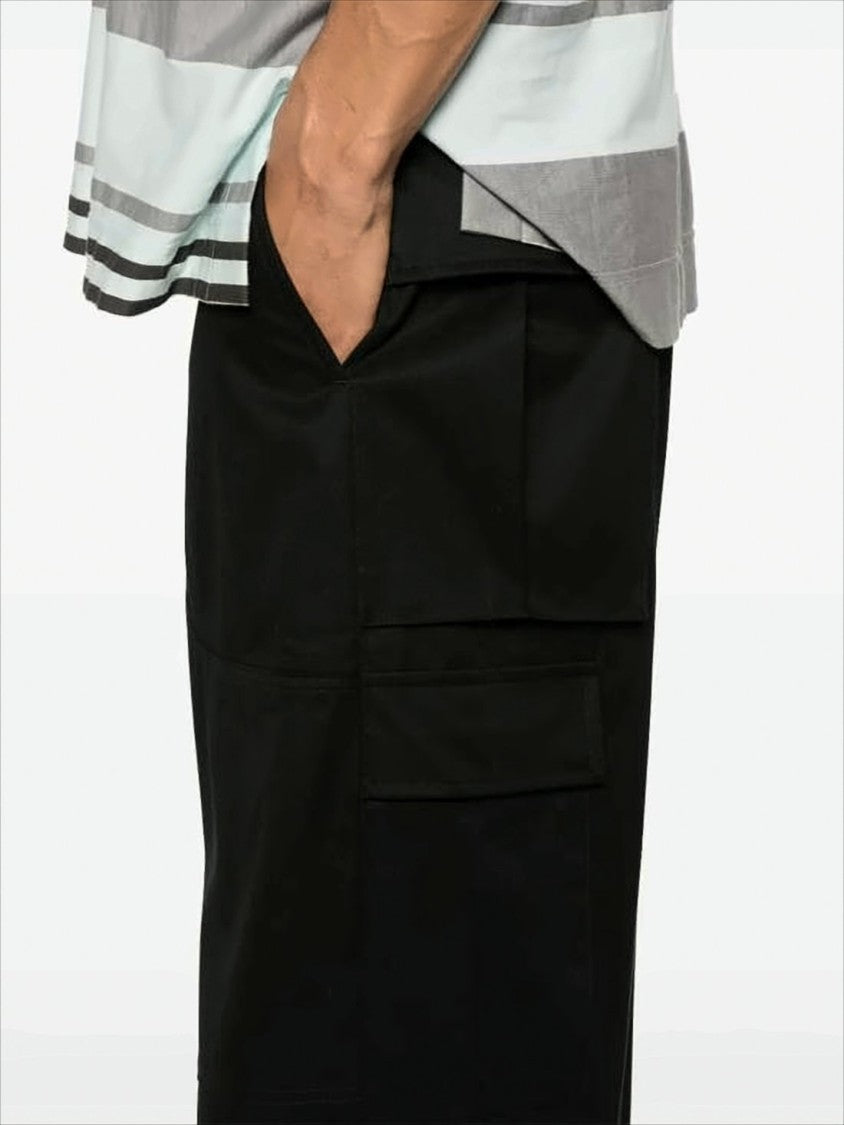 Loewe Relaxed Wide-Leg Straight Pants With Utilitarian Pockets