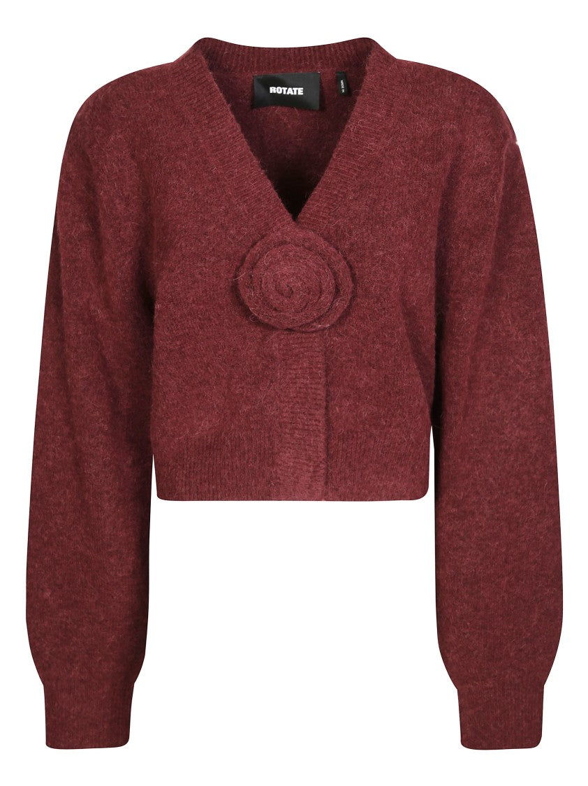 Rotate Knit Puffsleeve Cardigan