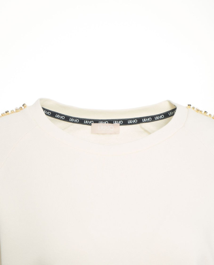 Liu Jo Luxury White Sweatshirt