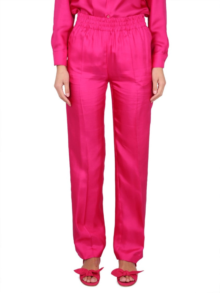 Red Valentino Silk Pants