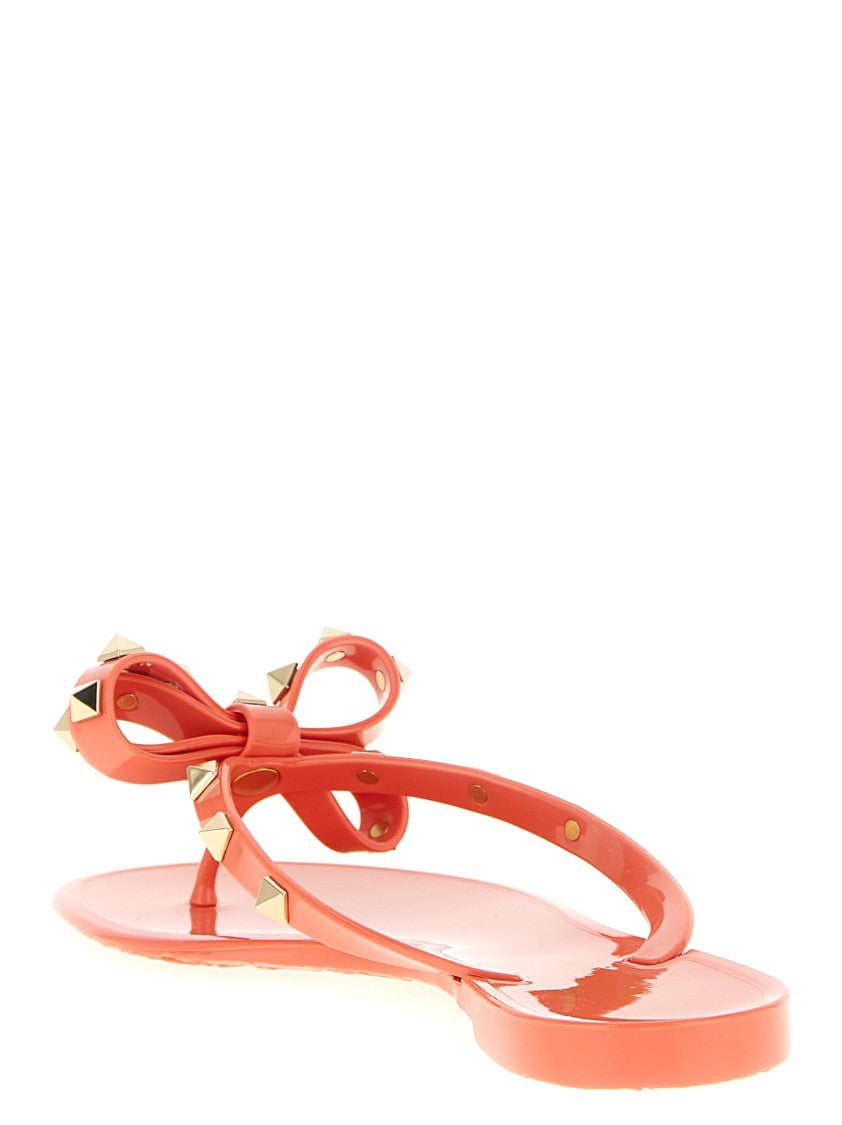 Valentino Garavani 'Rockstud' Thong Sandals
