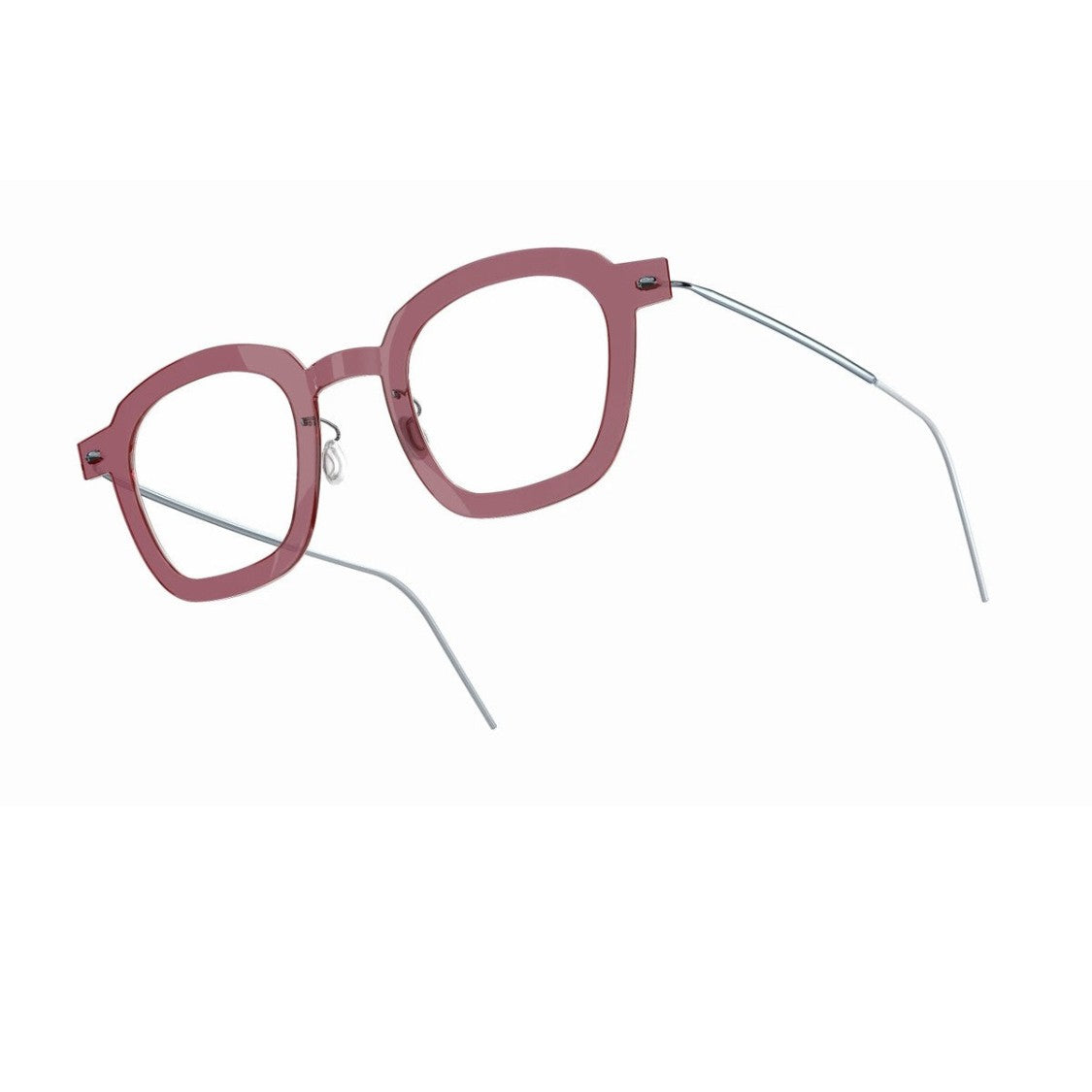 Lindberg Bordeaux N.O.W. 6587 Acetate-Blend Square Eyeglasses