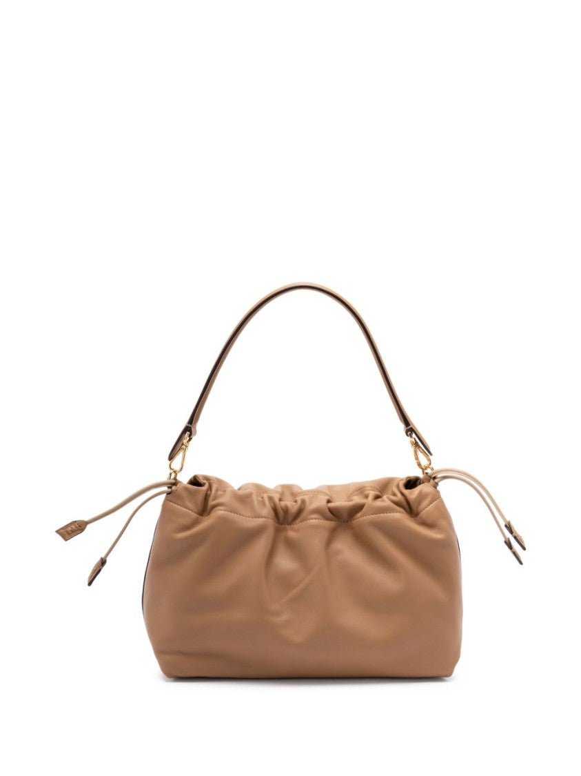 Fendi Medium Mercury Blue Nappa Leather Shoulder Bag