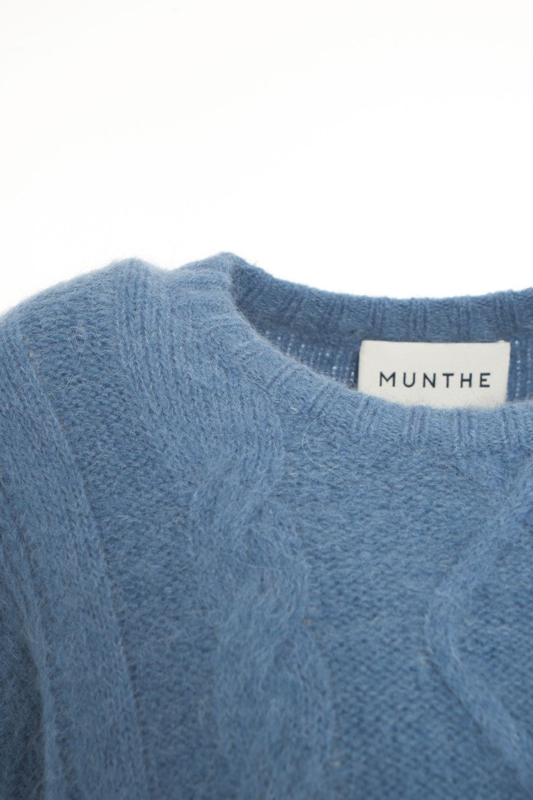 Munthe Loline' Cable Knit Sweater