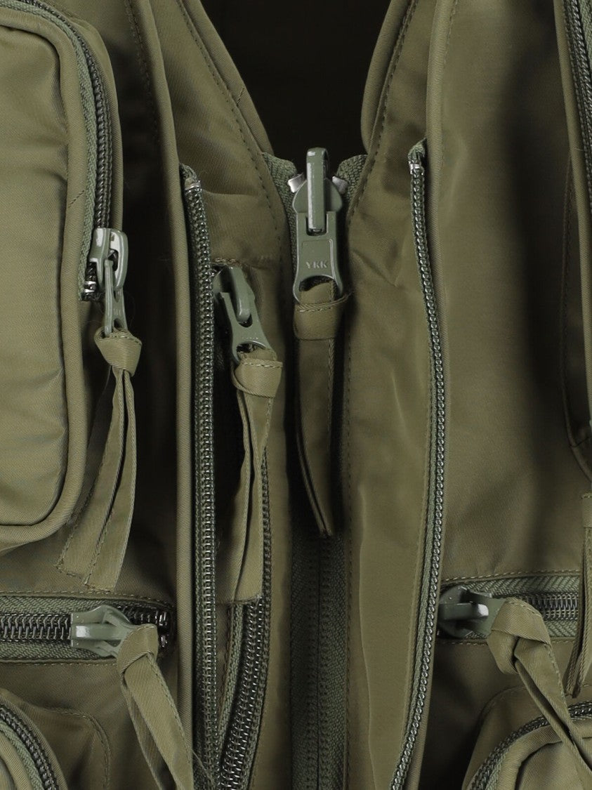 Hed Mayner Sleeveless Utility Jacket With Front Zip