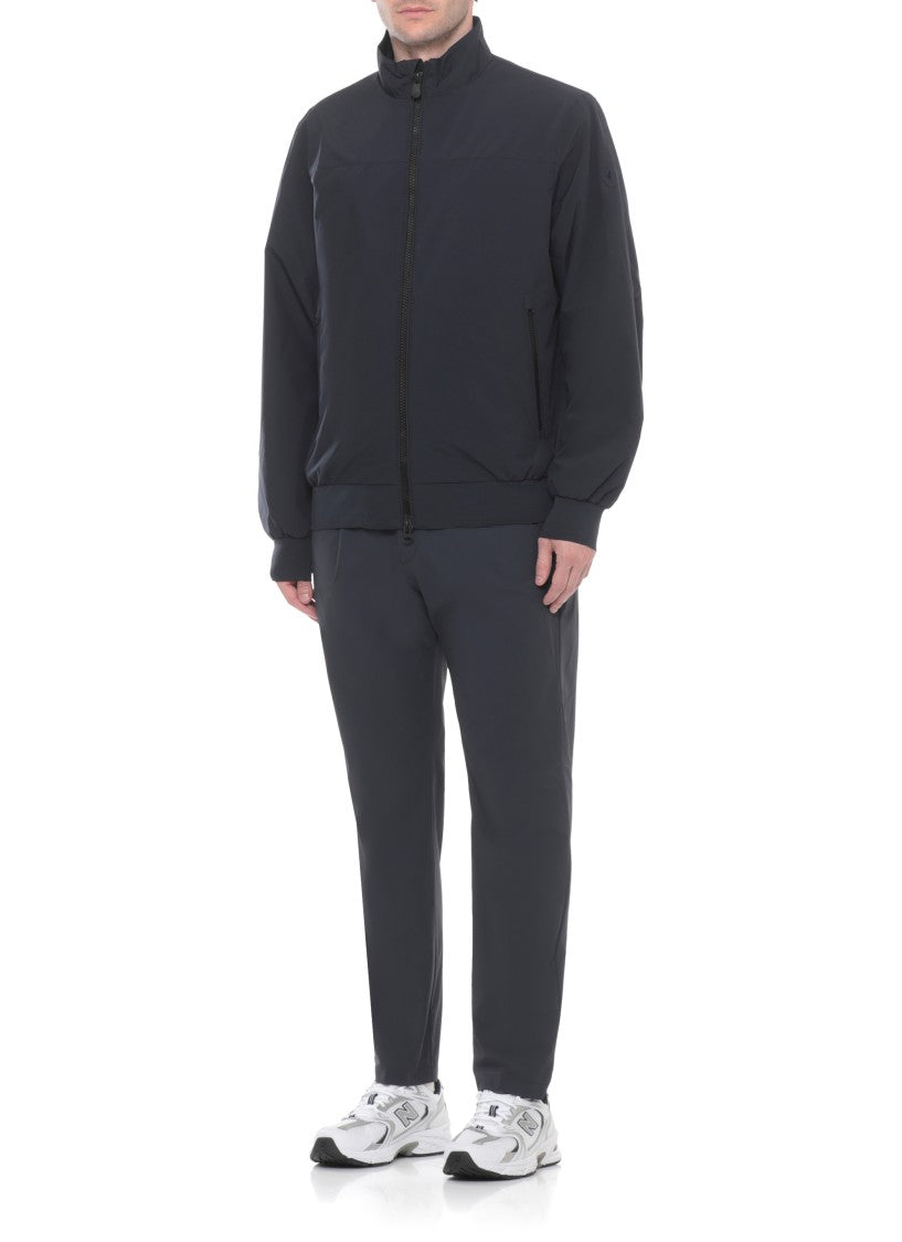 Save The Duck Blue Finlay Jacket Tech Fabric Jacket
