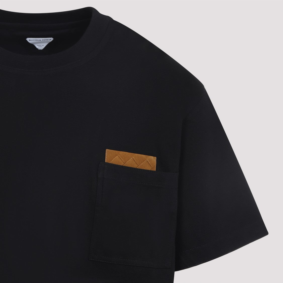 Bottega Veneta Black Cotton T-Shirt