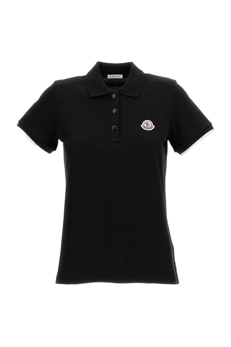 Moncler Classic Black Polo Shirt