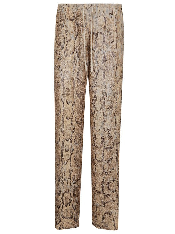 Dries Van Noten Puvis Bis L Emb 1482 W.W.Pants