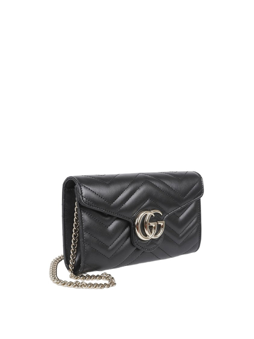 Gucci Chevron-Pattern Calf Leather Wallet