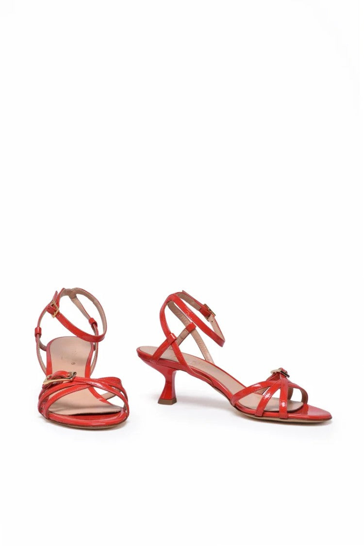 Isabelle Paris Red Patent Leather Sandal