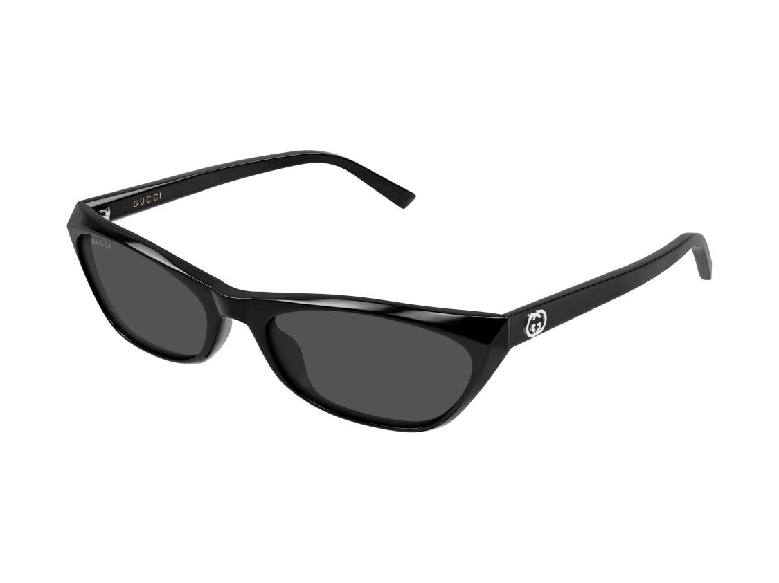 Gucci Glossy Black Gg2203s Cat-Eye Acetate Sunglasses