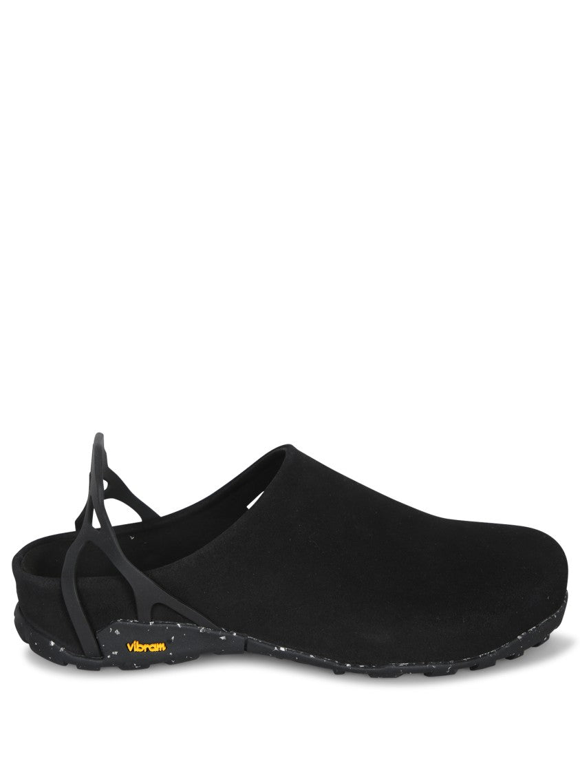 Roa Perforated Black Slip-On Sneakers