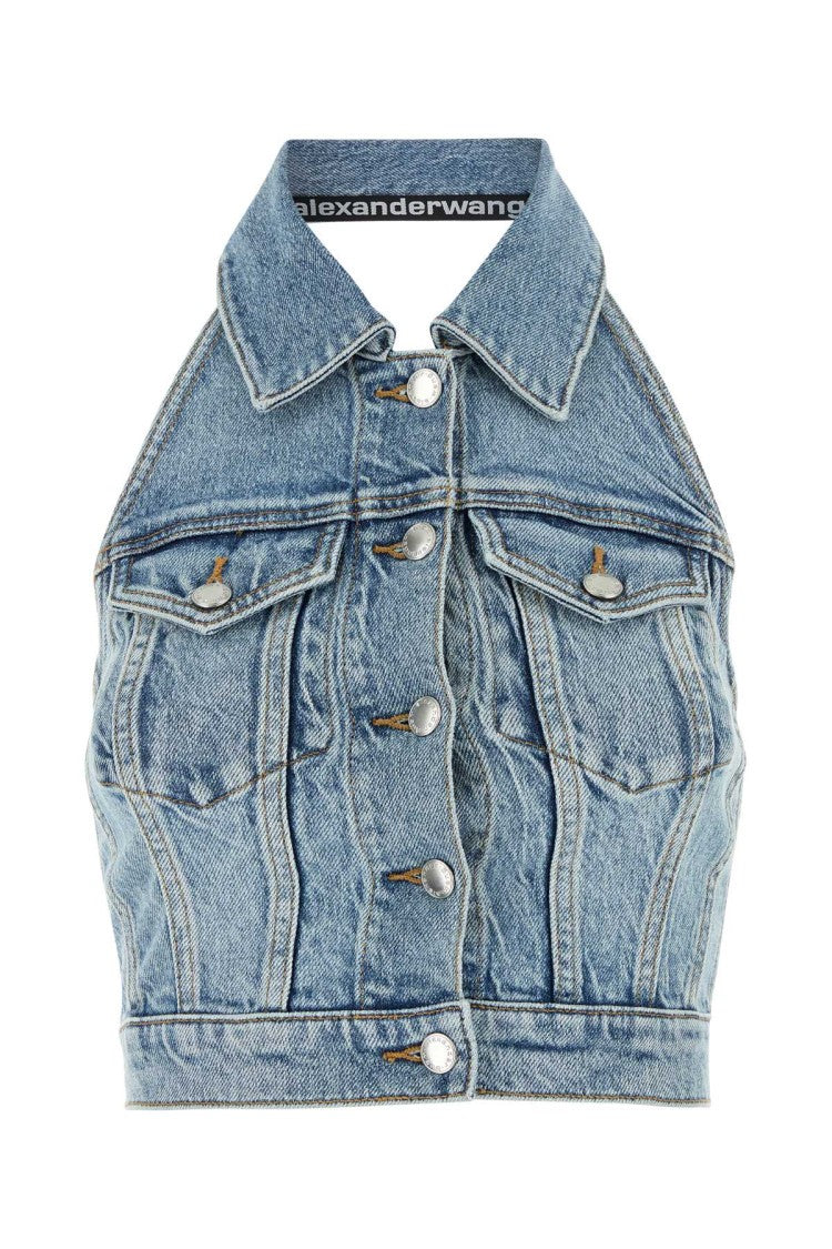 Alexander Wang Stretch Denim Top