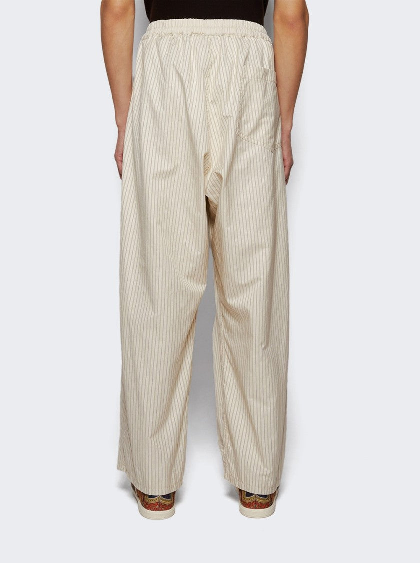 Maison Margiela Pants Ecru And Black