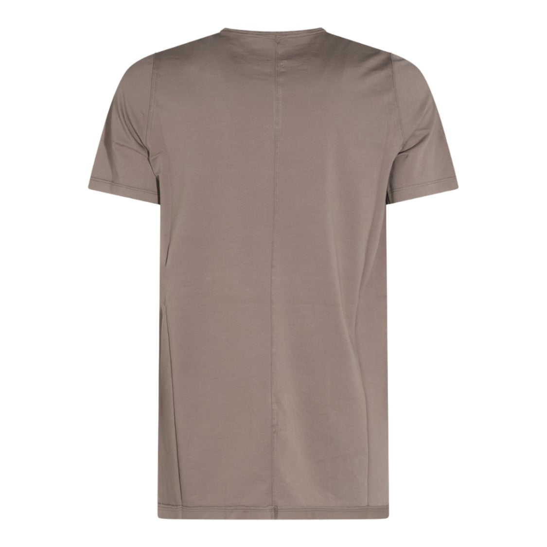 Drkshdw By Rick Owens Minimalist Taupe Logo T-Shirt
