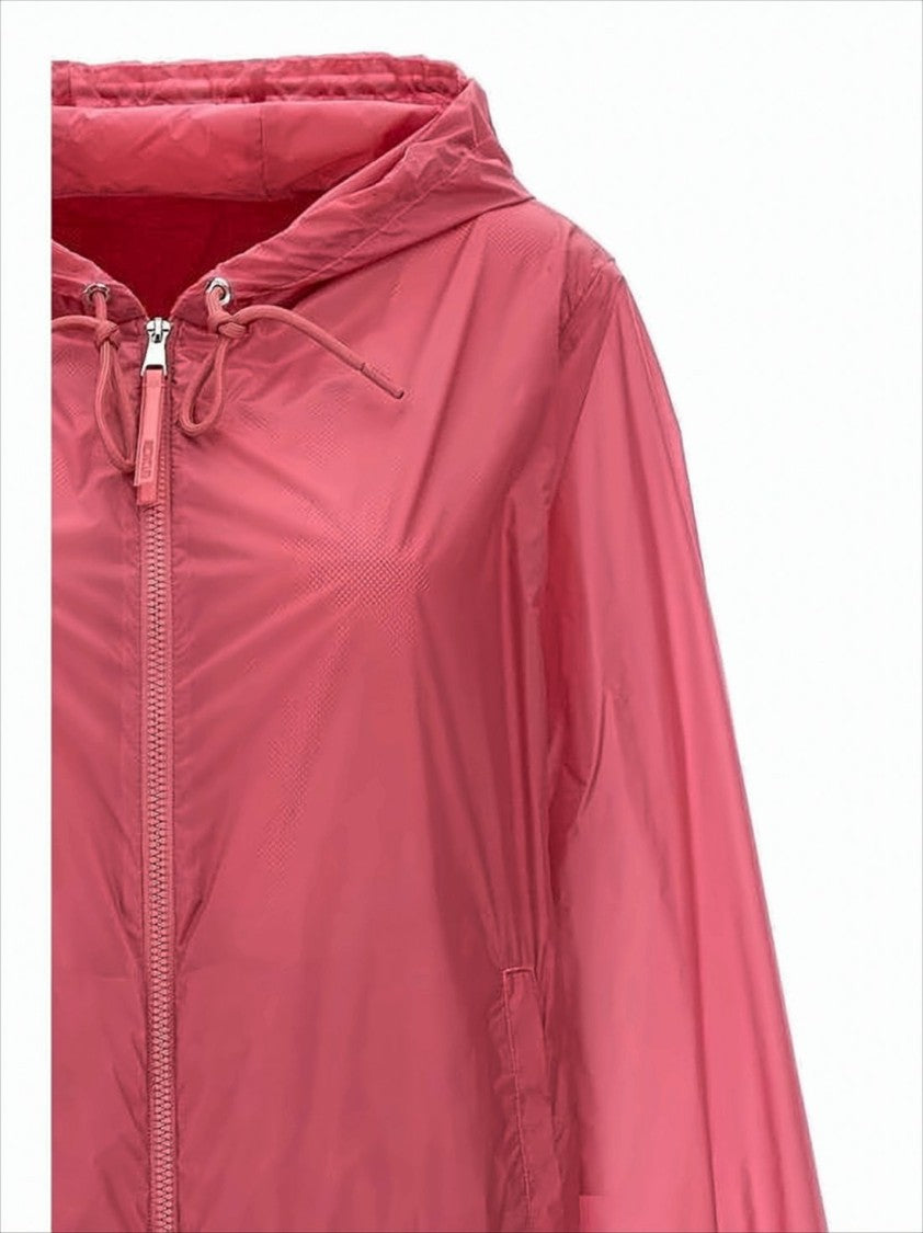 Moncler Lightweight Hooded Jacket With Front Zipper