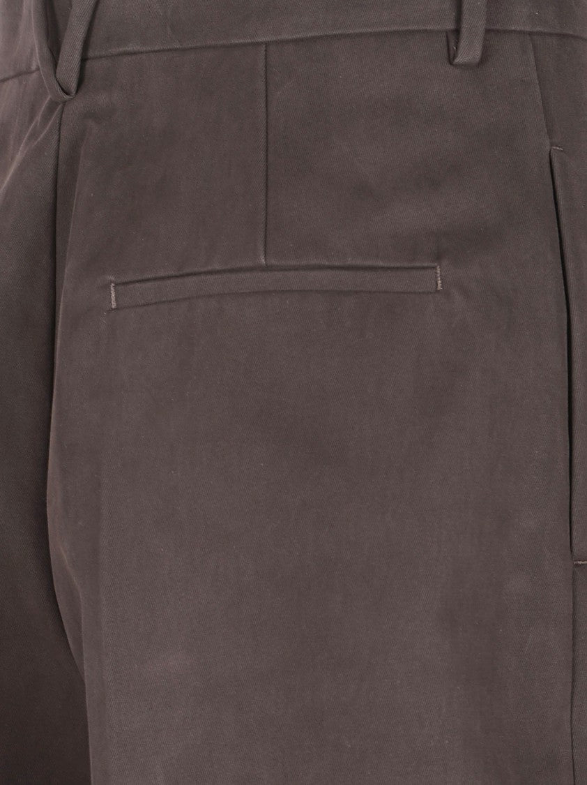 Bottega Veneta Brown Tailored Straight Shorts