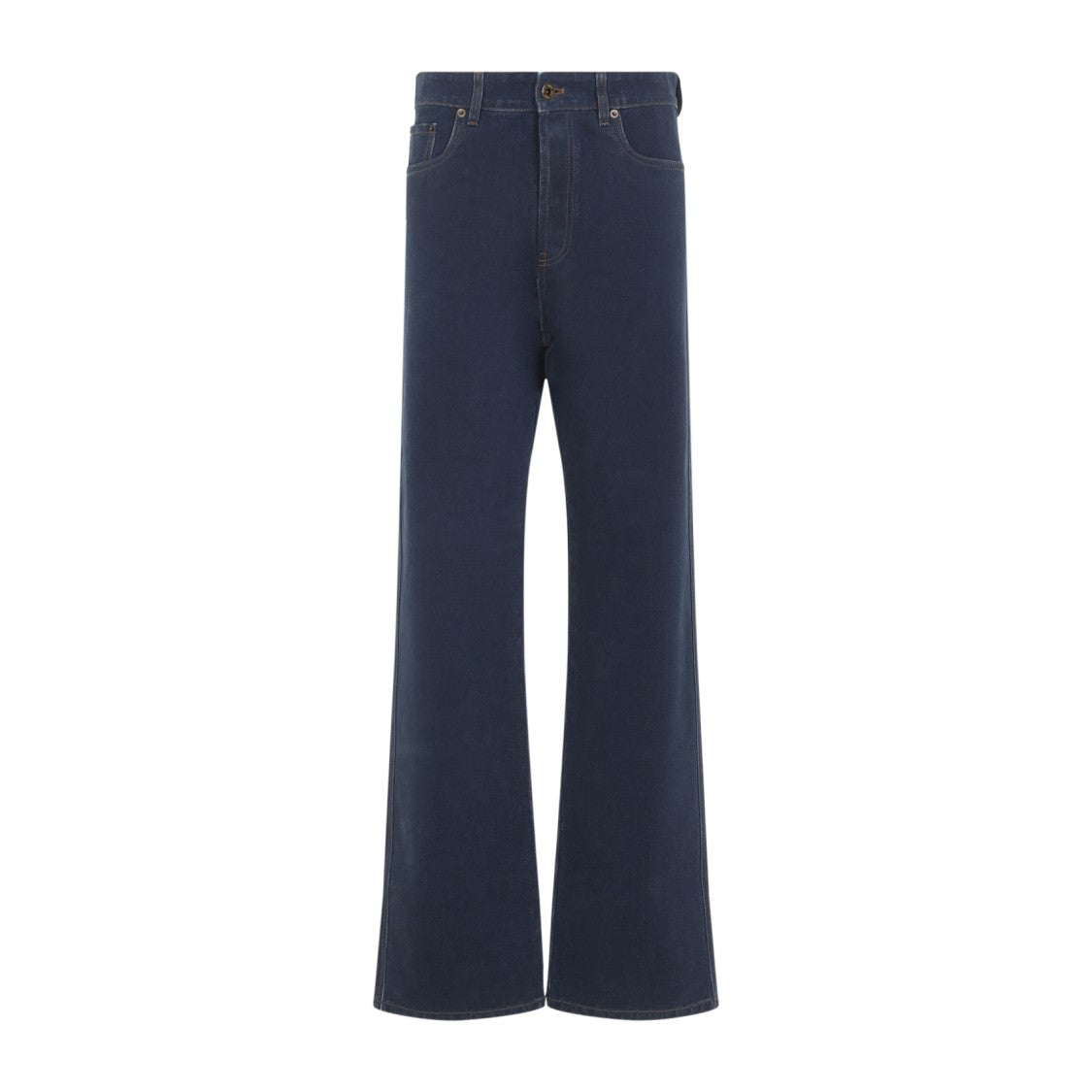 Miu Miu Wide-Leg High-Waisted Jeans With Clean Finish