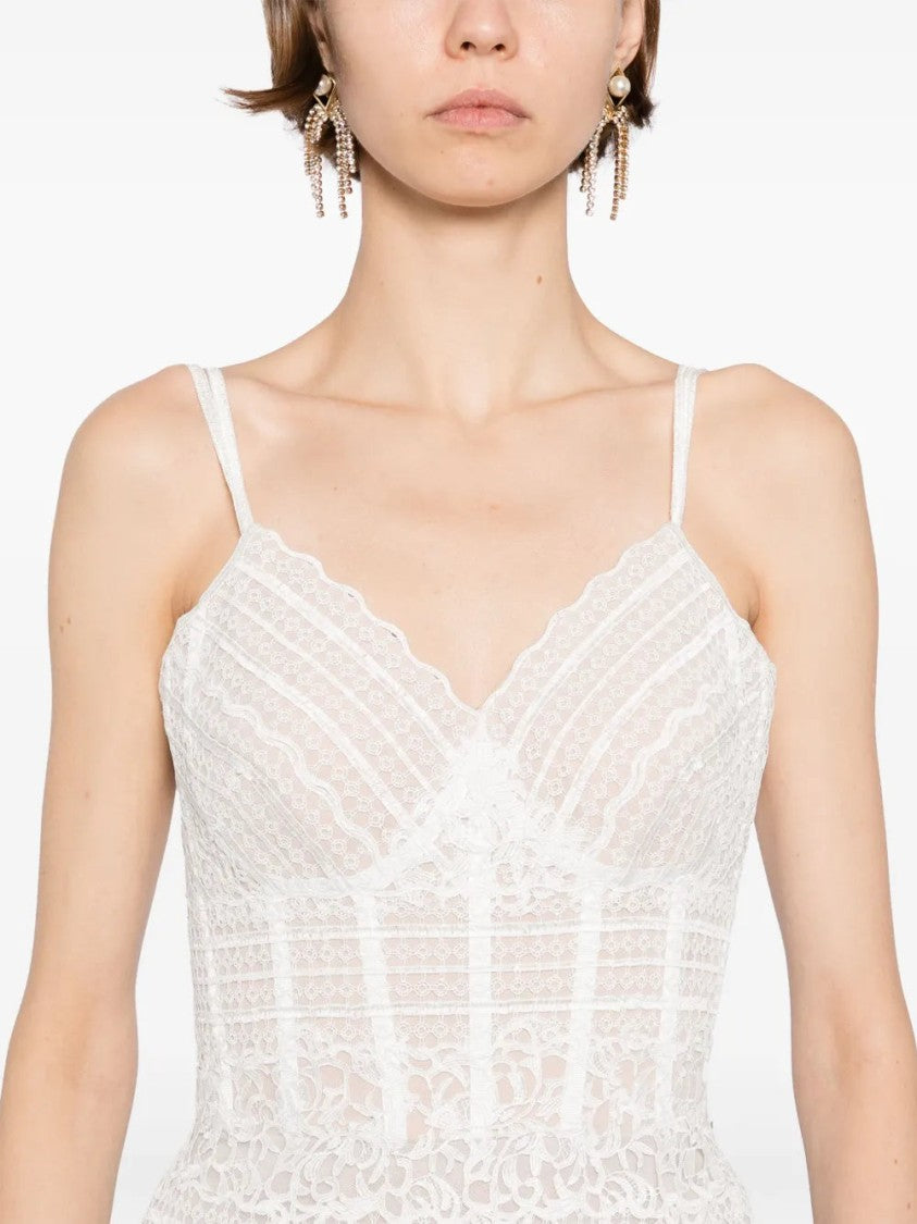 Saiid Kobeisy Lace Long Dress