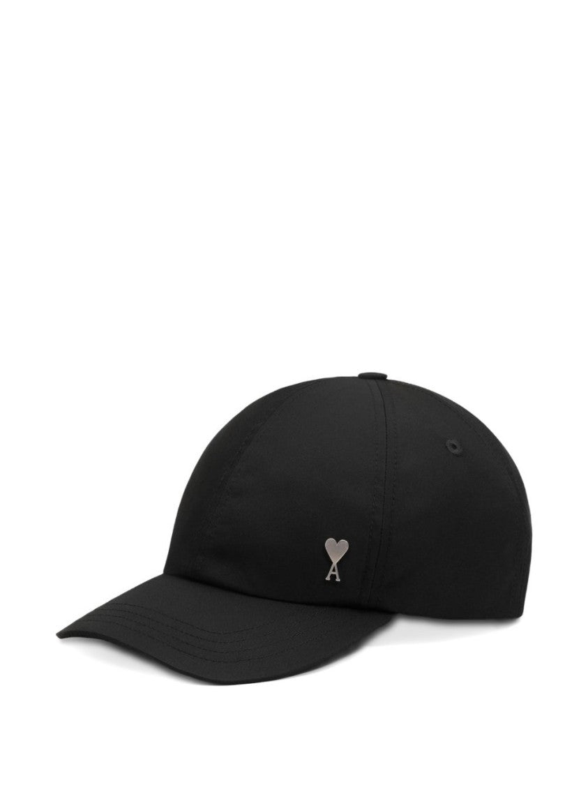 Ami Paris Black Baseball Cap