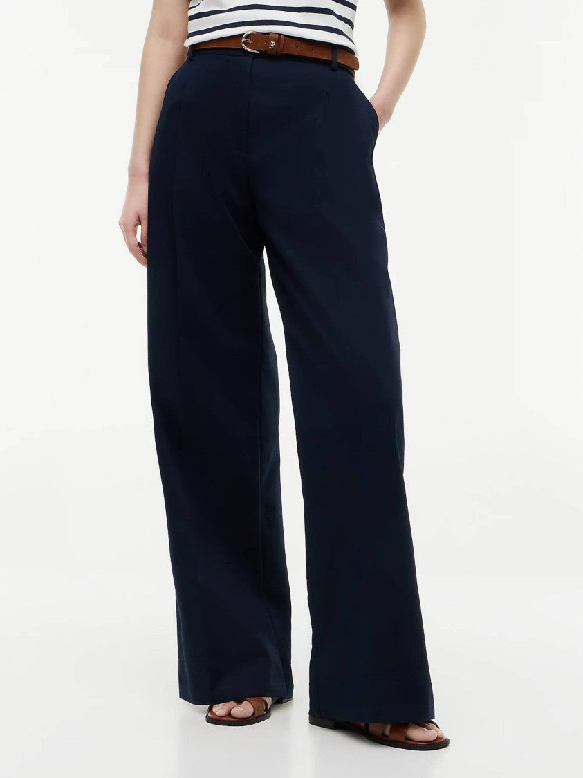 Tommy Hilfiger Wide Leg Chino Pants With High Waist