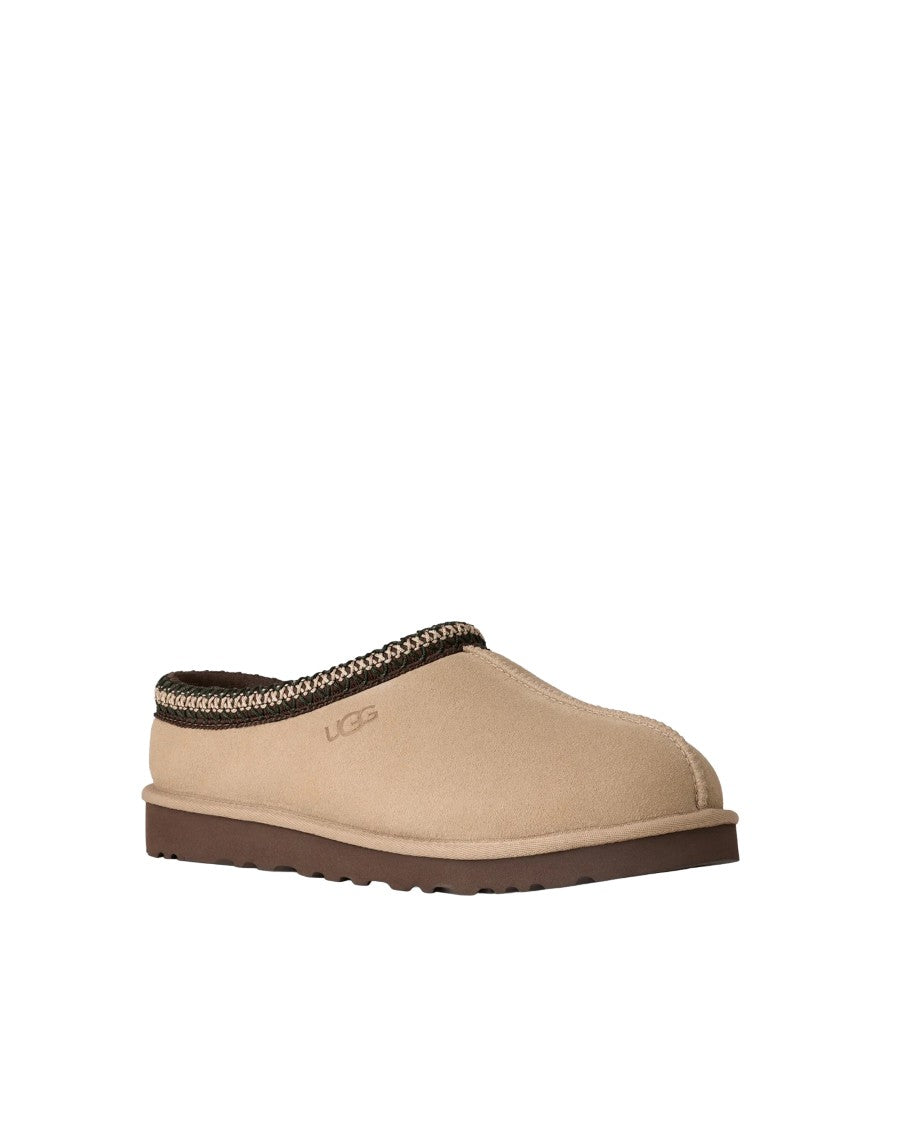 Ugg Suede Slip-On Shoes With Warm Shearling Lining