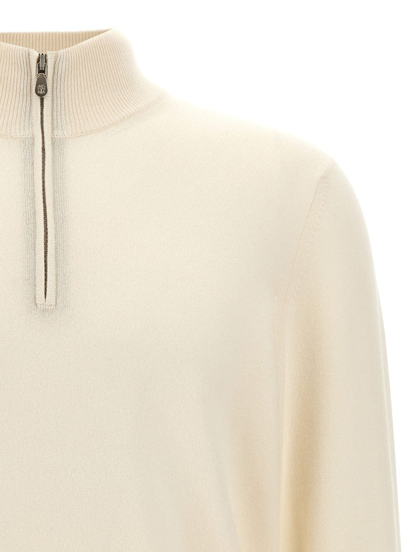 Brunello Cucinelli High Neck Cashmere Sweater