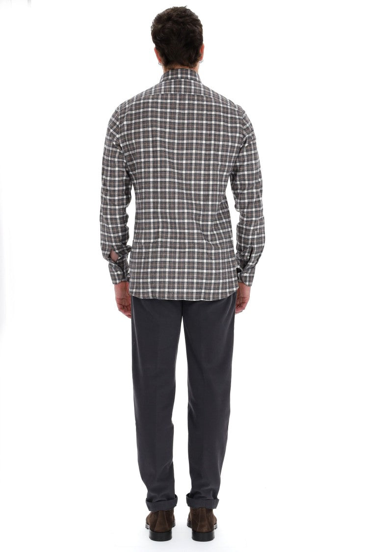 Barba Flannel Check Shirt Dandylife Line