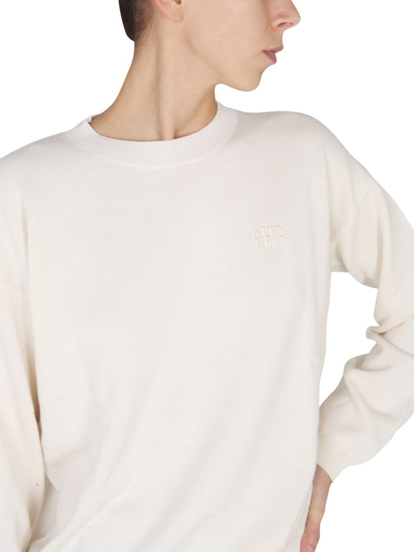 Ballantyne Long-Sleeved Shirt With Cross-Neck Design