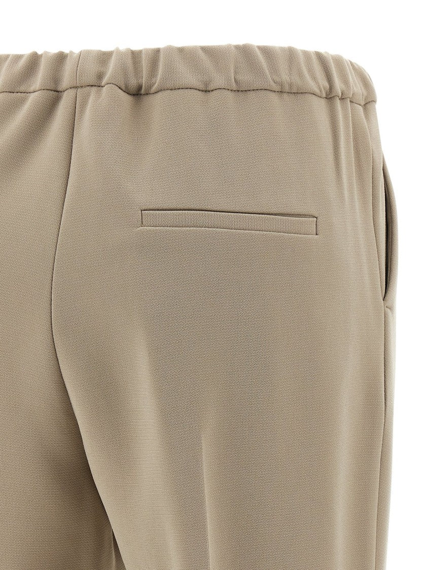 Alberto Biani Cadi Fabric Pants With Elastic Waistband