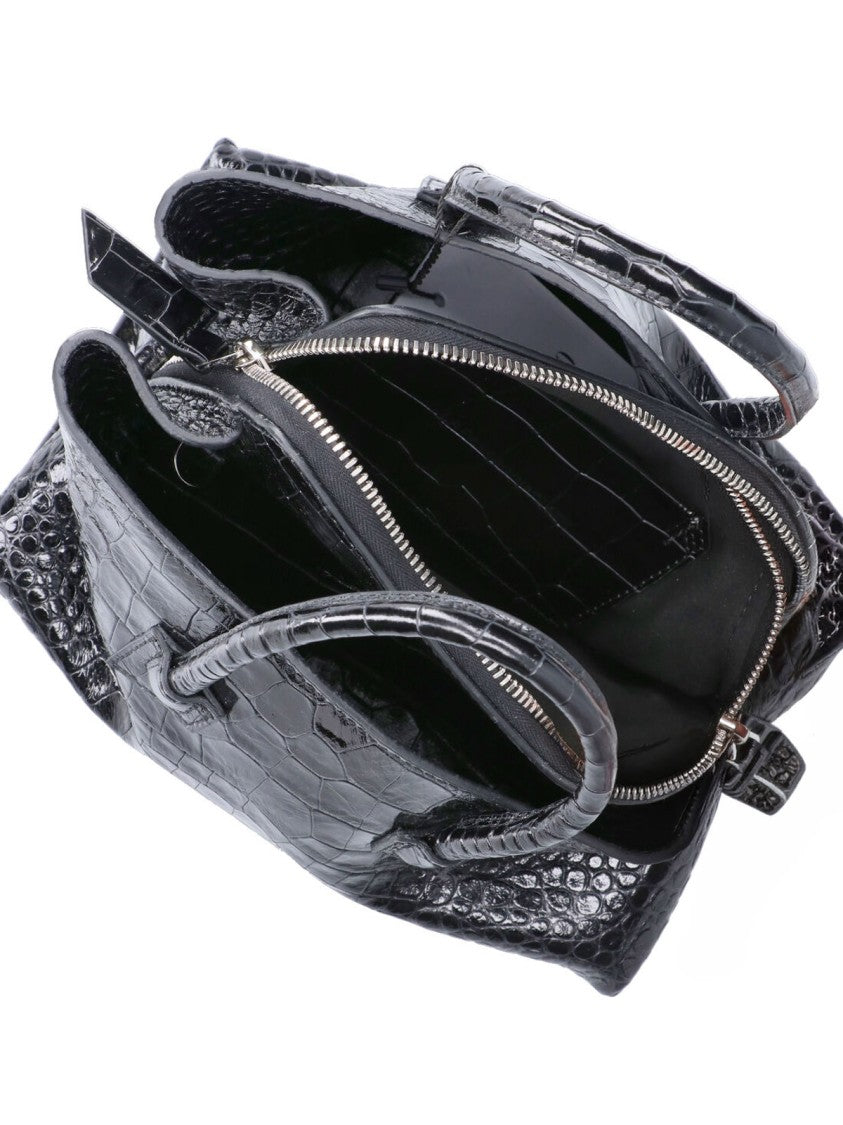 The Attico La Passeggiata Crocodile Leather Bag