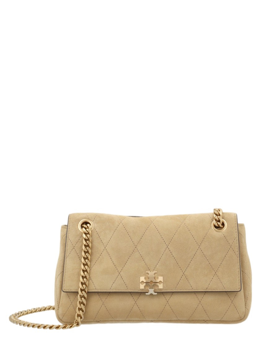 Tory Burch Quilted Shoulder Bag With Flap Closure And Chain Strap
