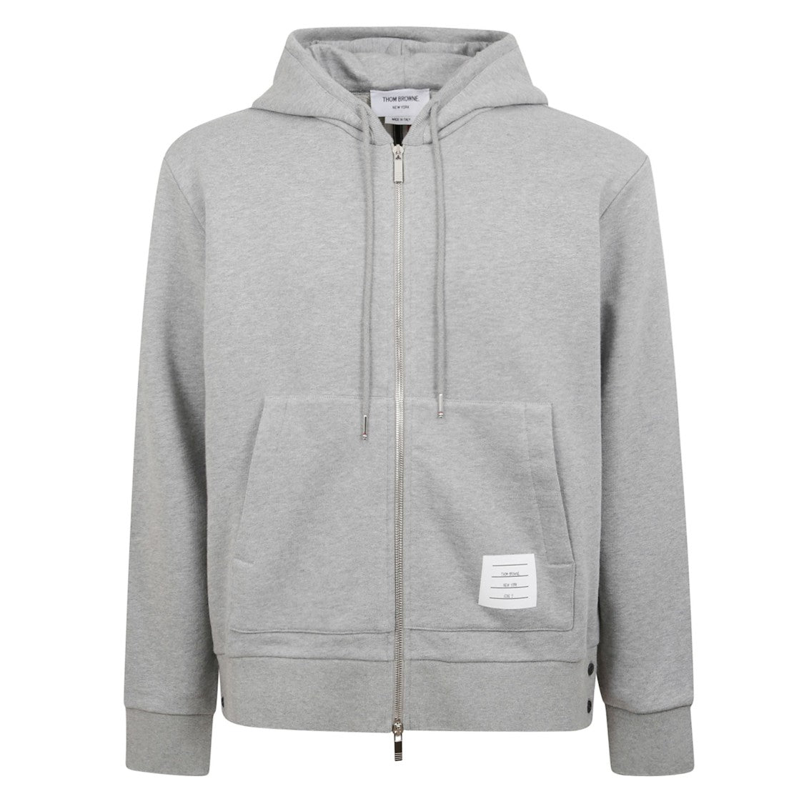 Thom Browne Striped Back Zip Hoodie