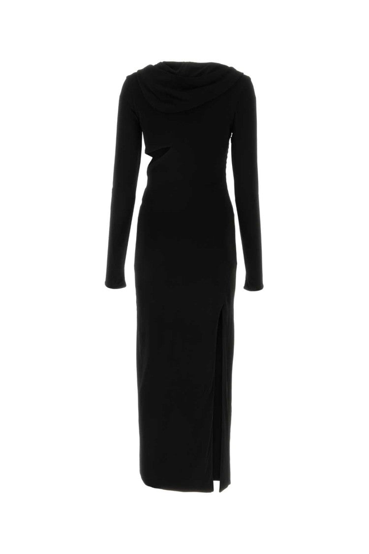 Versace Black Jersey Dress