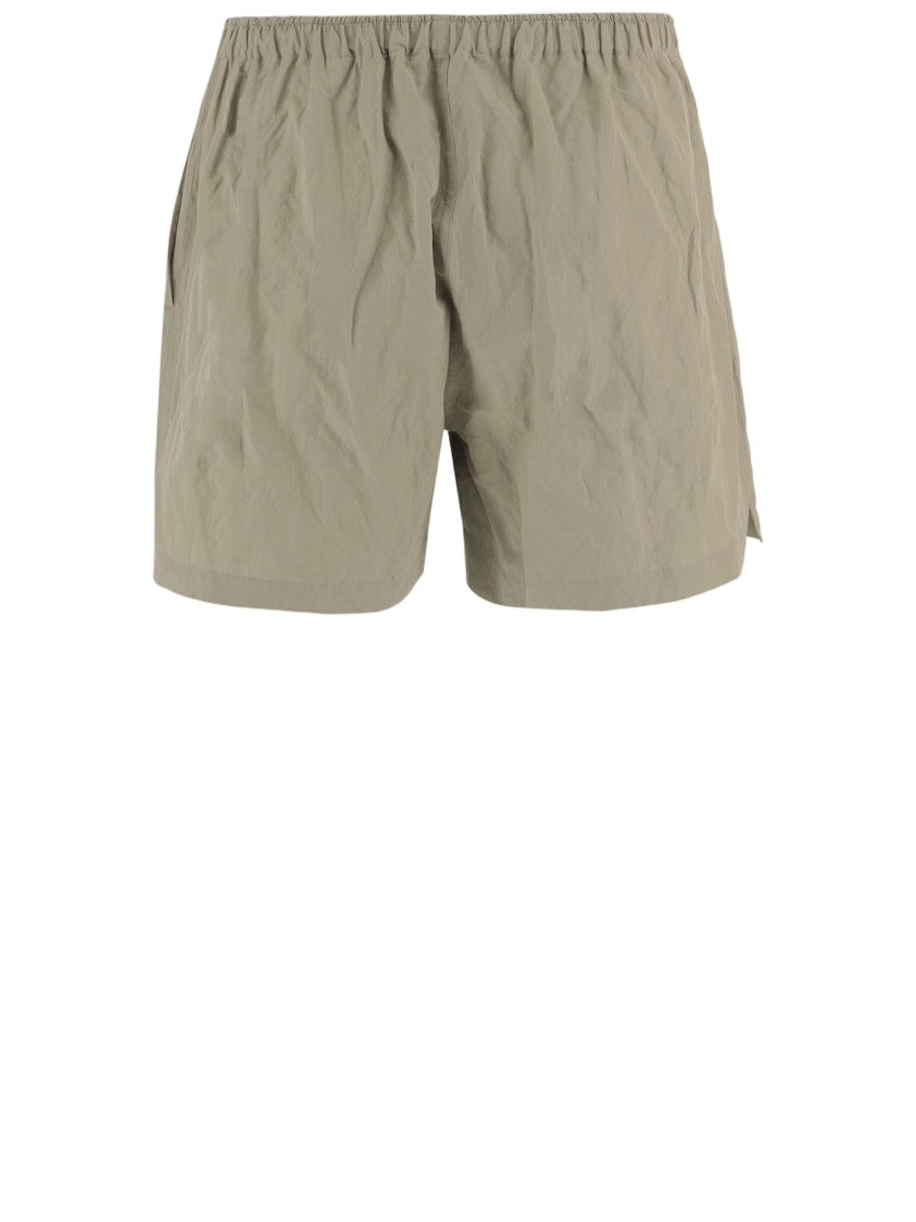 Willy Chavarria Cotton-Blend Shorts With A Crinkled Texture