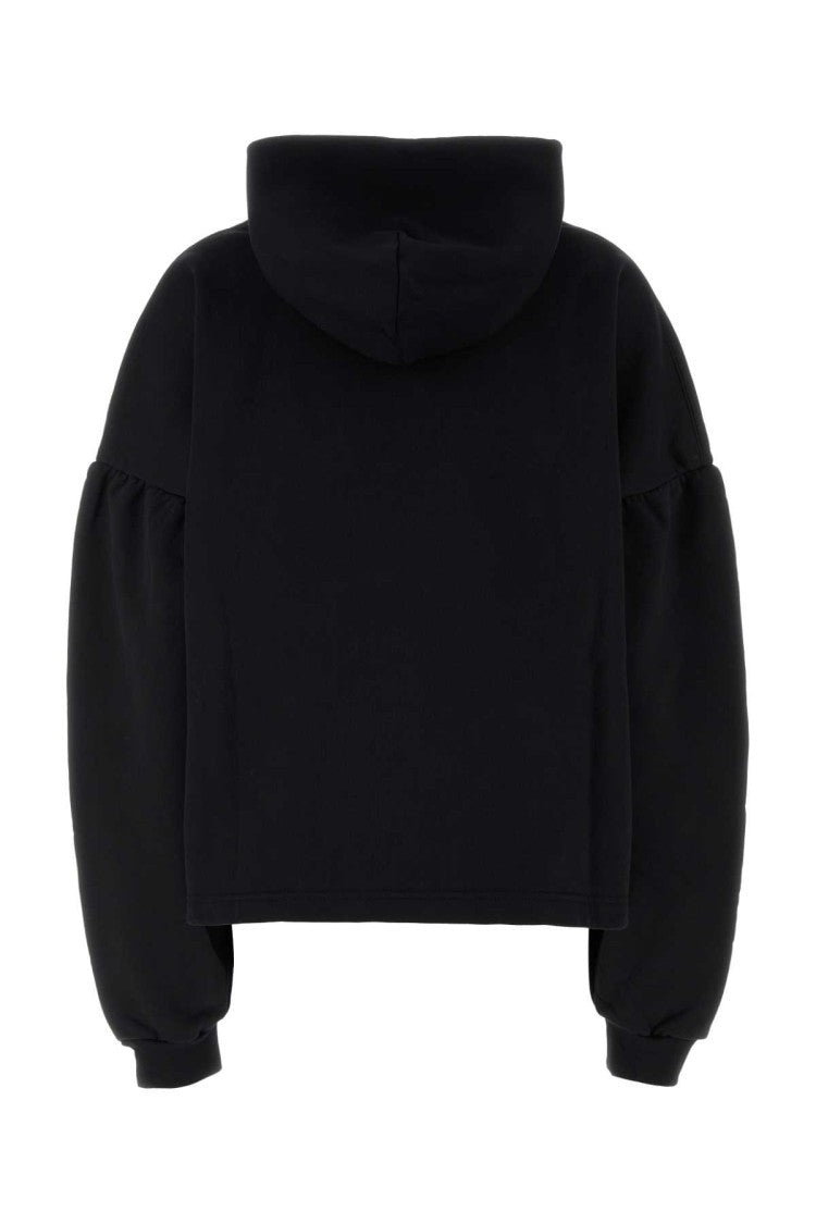 Balenciaga Black Cotton Sweatshirt