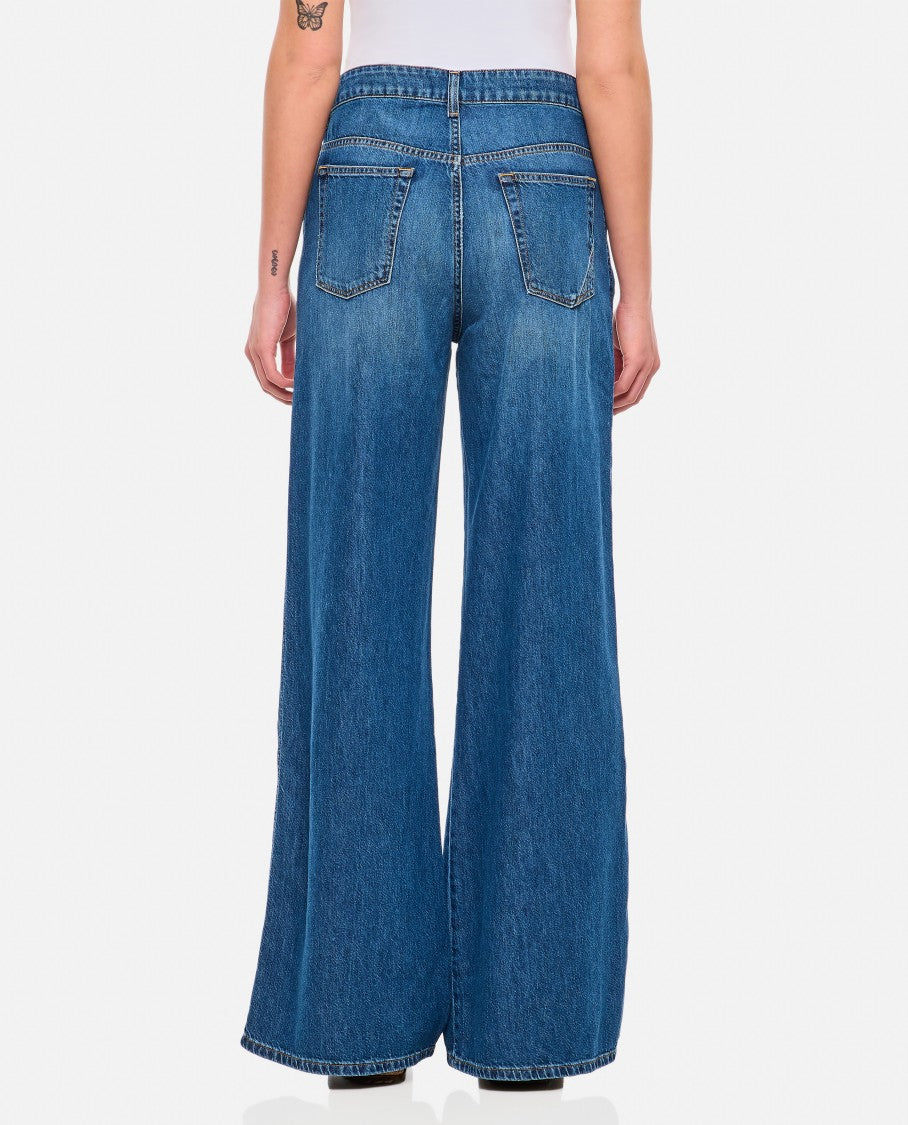 3X1 Wide-Leg 5-Pocket Denim Jeans