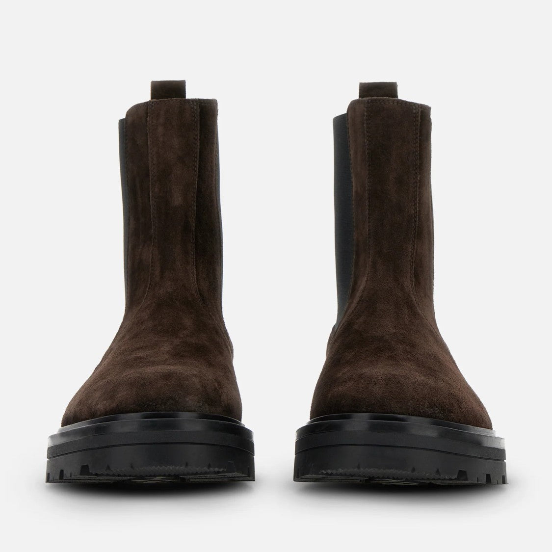 Hogan Palissandro Brown Suede Ankle Boots