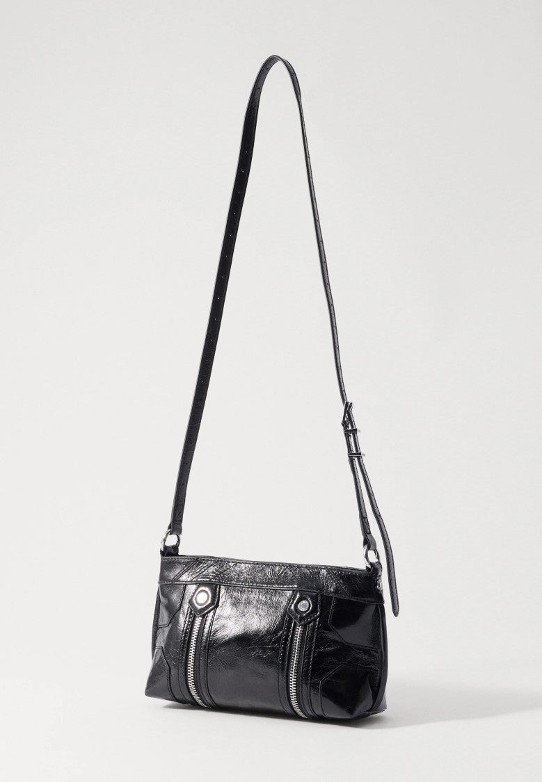 Zadig & Voltaire Vintage Patent Leather Shoulder Bag