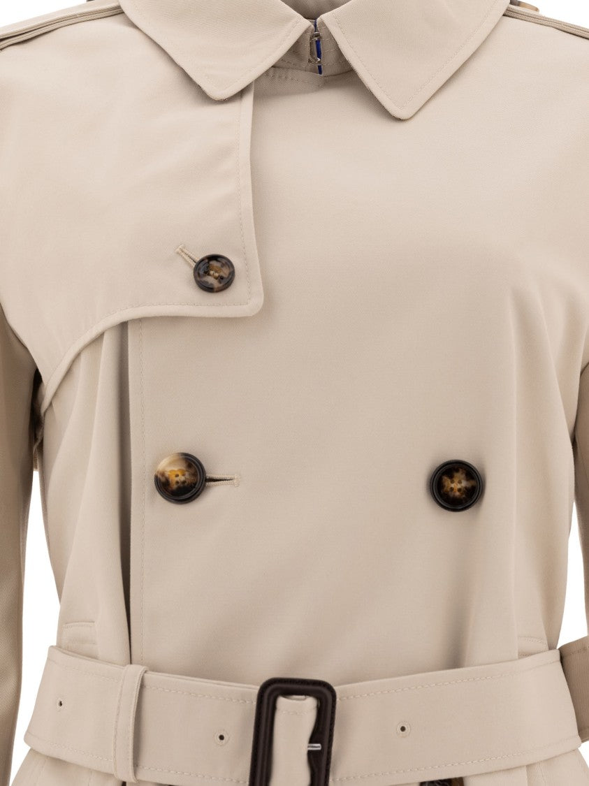 Burberry Cotton Blend Trench Jacket
