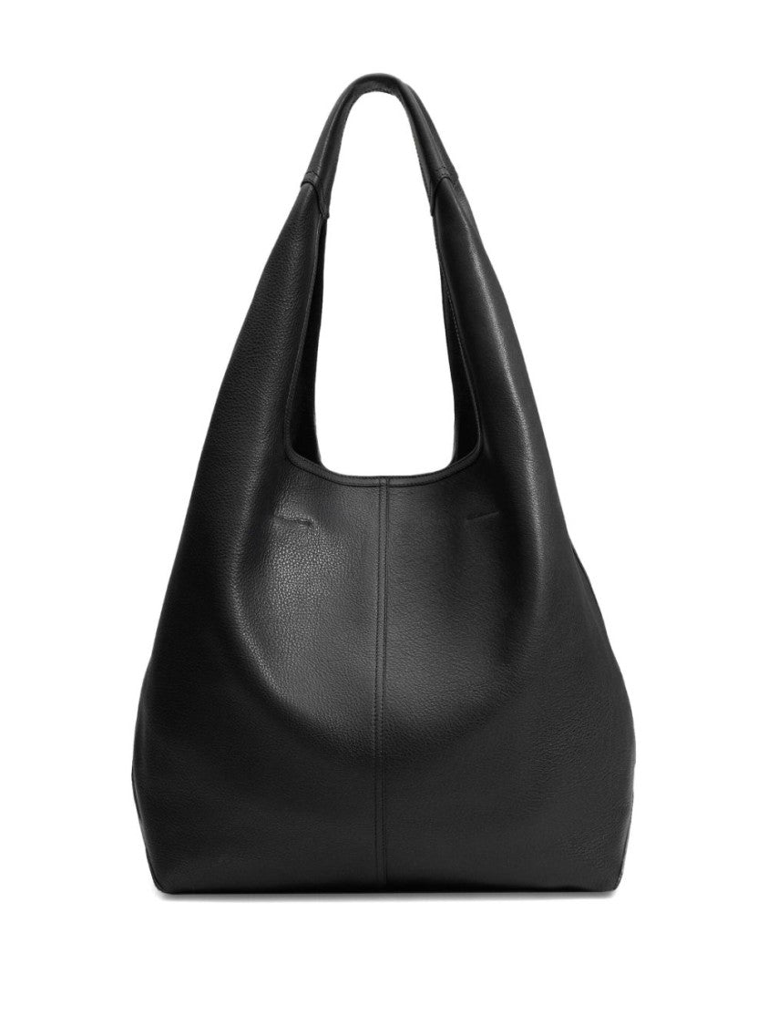Ami Paris Soft-Structured Black Bag