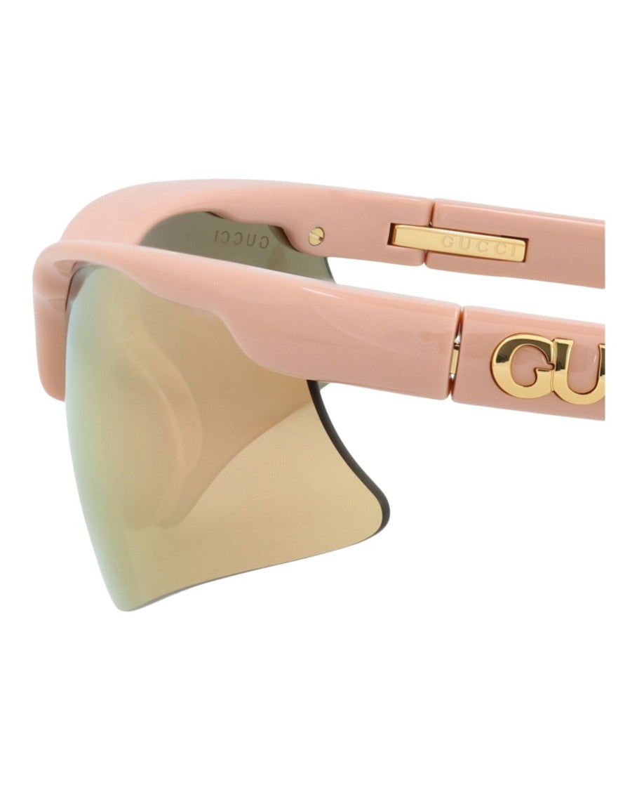 Gucci Shield-Frame Injection Sunglasses