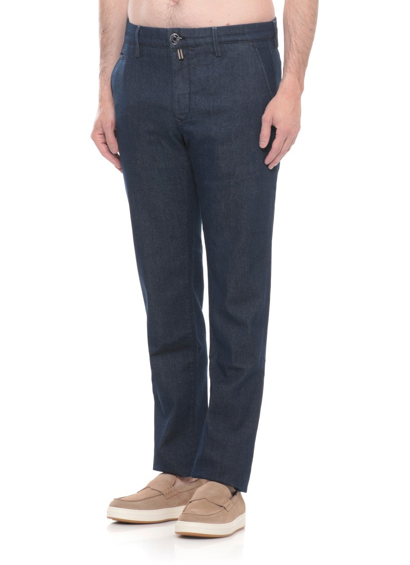 Jacob Cohen Blue Bobby Cotton Jeans