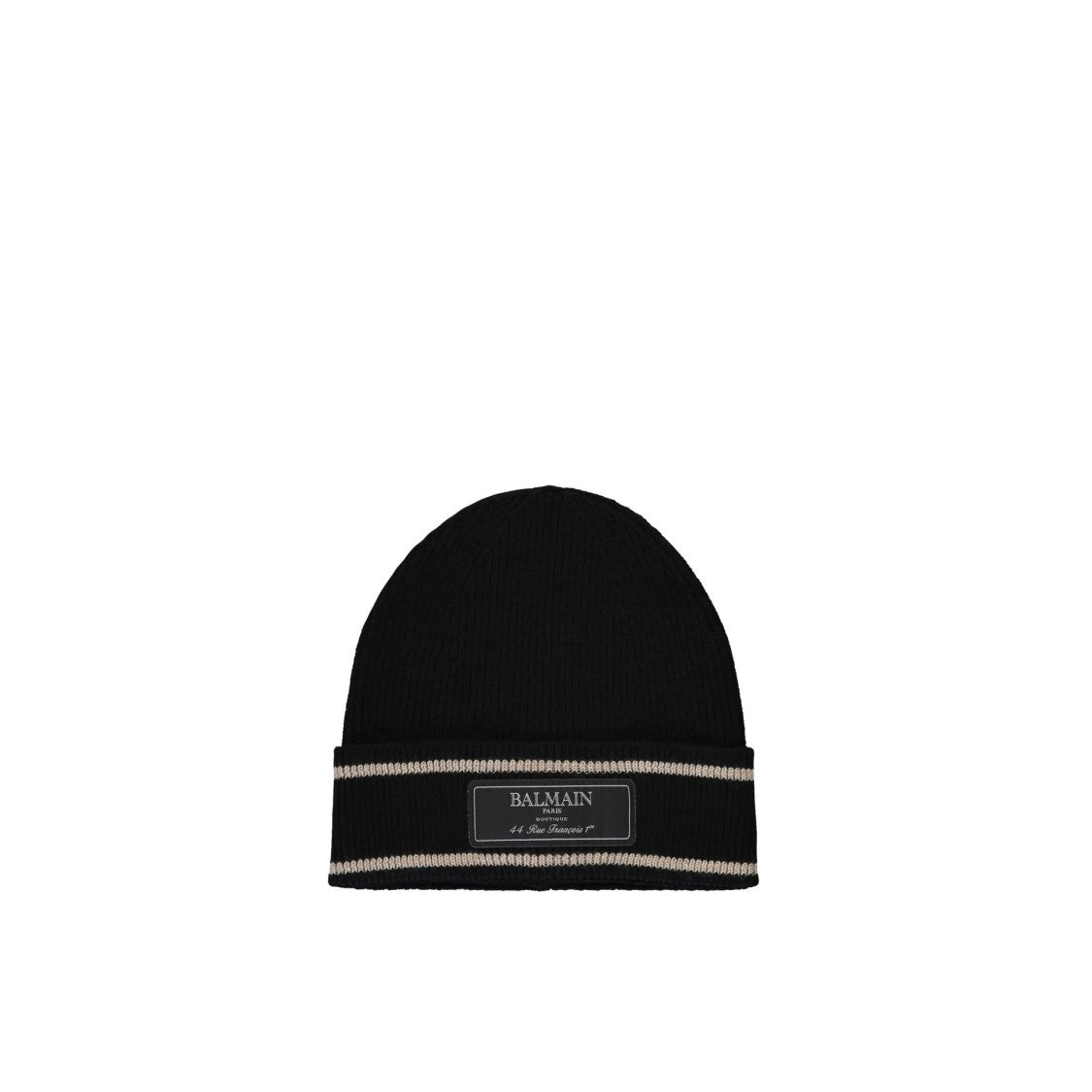 Balmain Wool Hat With Contrasting Logo Detail