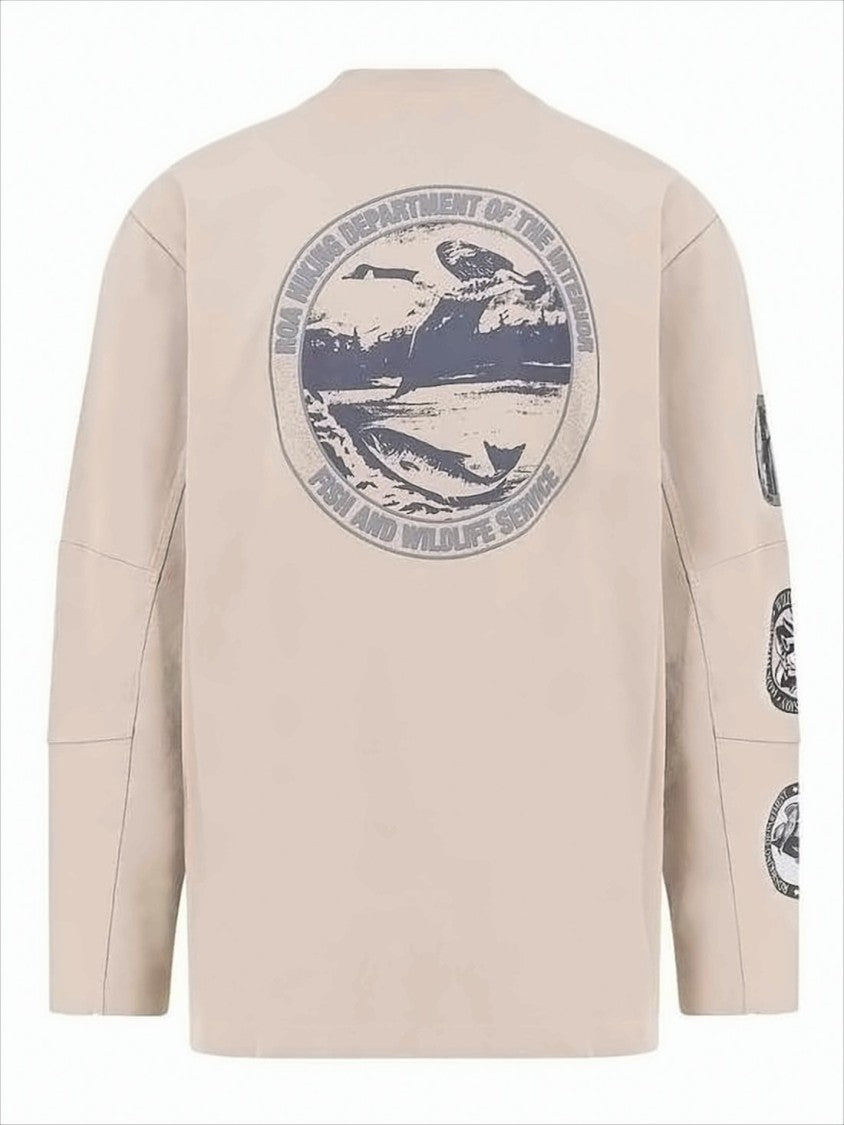Roa Relaxed Fit Long-Sleeve T-Shirt With Graphic Details