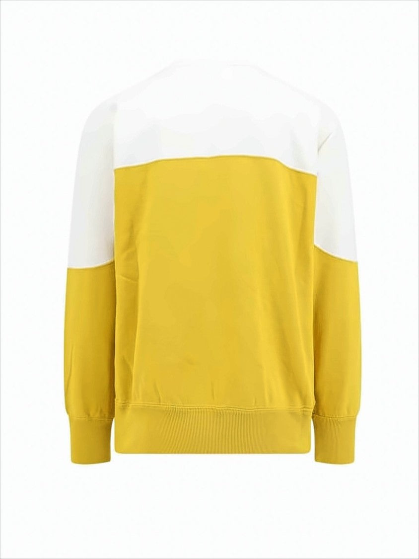 Isabel Marant Color-Block Sweatshirt With Bold Lettering