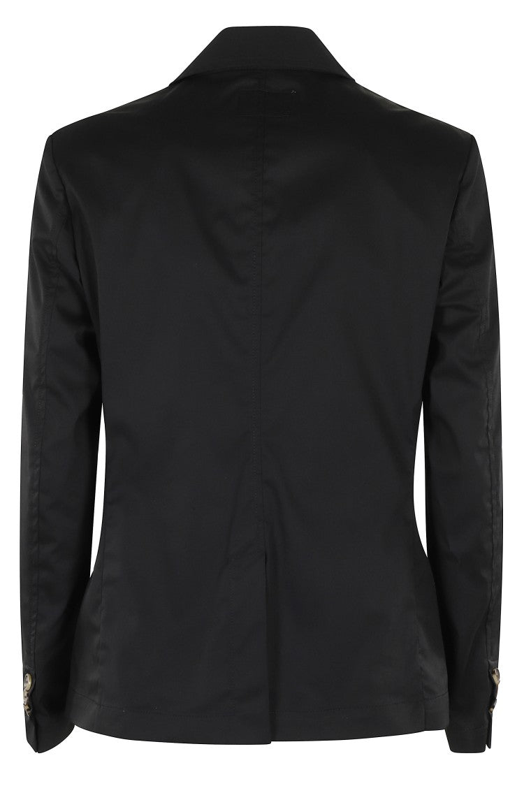Myths Lightweight Black Blazer With Classic Lapel