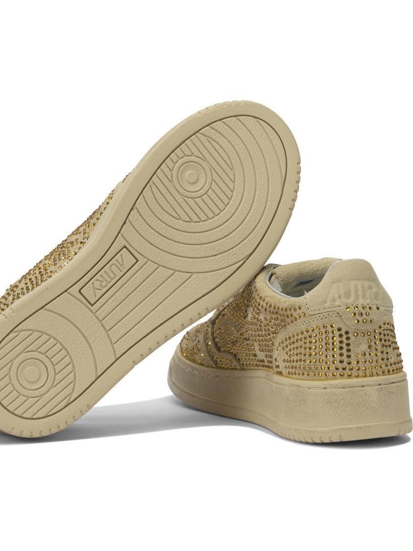 Autry "Medalist Low Crystal" Sneakers