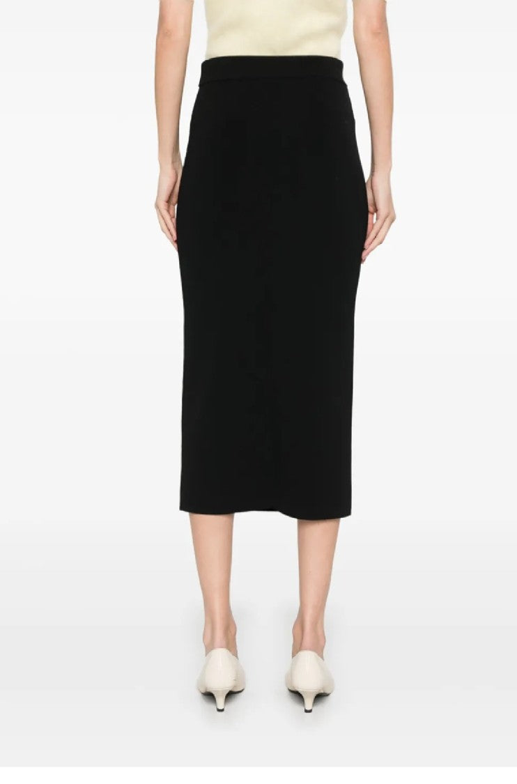 Max Mara Mid-Calf Fitted Skirt With Streamlined Silhouette